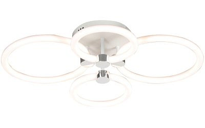 Люстра Volonta 3435-2+2 WH+CR, LED  68W (59*45*13) IR