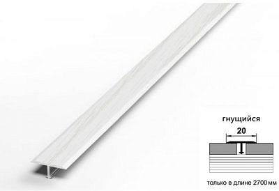 Профиль ЛС 10  дуб кантри белый 20*2700