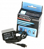 Зарядный блок с проводом Robiton TinyCharger/MicroUSB AC/DC (5V 1A) импульсный, microUSB штекер, 14102