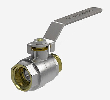 Кран шаровый ROYAL THERMO EXPERT 1 ВВ, усиленный, рычаг