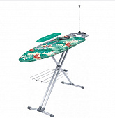 Доска гладильная "НИКА 9" Тропические листья 122*40 см 215515/Н9/2