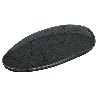 Блюдо овальное Ivlev Chef Оникс 36х21x3,5см фарфор 816-365