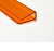 Профиль торцевой 10х2100 мм (оранжевый)
