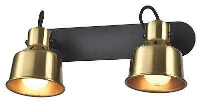 Светильник настенно-потолочный 7060-702 Lenore 2 x E14 40 Вт спот поворотный с выключателем