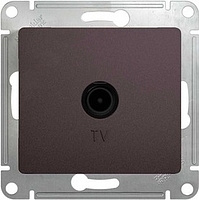 Механизм розетки TV 1-м оконеч.RG6 1DB графит GSL001391 (5!)