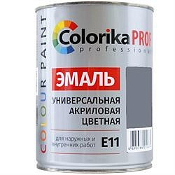 Эмаль акриловая Colorika Prof универсальная коричневая 0,9л Е11