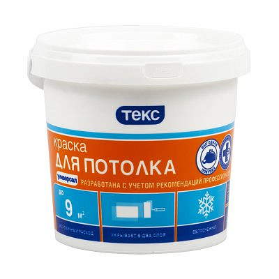 Краска в/д ТЕКС "УНИВЕРСАЛ" для потолков 14кг
