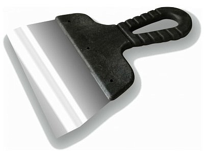 Шпатель DECOR 250мм нержавеющая сталь,пластиковая ручка 311-0250