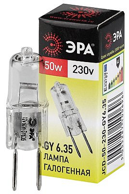 Лампа Era GY6.35 50W 220V JCD 167173  gy6.35