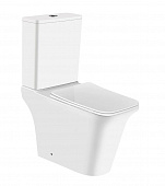 Компакт AZARIO Avero напольный безободковый с сиденьем микролифт AZ-3121
