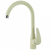 Смеситель для кухни LM0405PSH Linara с высоким поворотным изливом, шампань Lemark