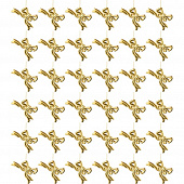 ДЕКОРАТИВНОЕ ИЗДЕЛИЕ:НАБОР БАНТИКОВ 36 ШТ.В=5 СМ ЦВ КРАСНЫЙ 585089