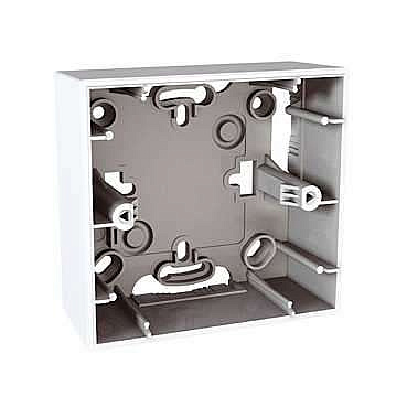 Коробка установочная UNICA ОП под розетку выключатель подъемная 1-м ОП для открытой установки, MGU8.002.18