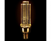 Лампа светодиодная General Лон Кристалл Е27 5W 2700K 2K 44х156 золото пластик 661018