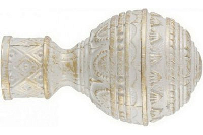 Наконечник Люксор белое золото D16  16.01.30.105