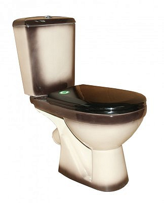 Компакт Rosa Комфорт черный с сиденьем