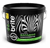 Краска в/д BRITE PROFESSIONAL ONE COAT фасадная высокоукрывистая База А, 9л