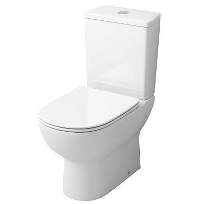 Унитаз напольный с тонкой крышкой GR-4448S