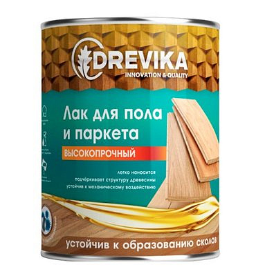 Лак Паркетный глянцевый 1,8 кг DREVIKA 250189
