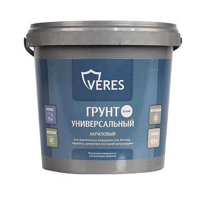 Грунт ВД-АК VERES по дереву д/наружних и внутренних работ 0,9л 