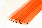 Профиль соединительно-неразъемный НР 4-6х6000 мм (оранжевый)