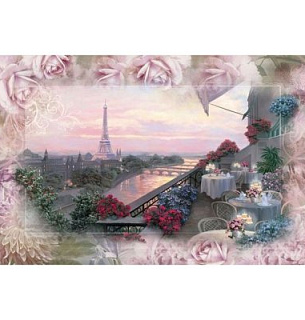 Фотообои А184 Вечерний париж 392*260