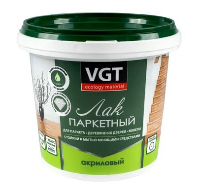 Лак ВГТ паркетный глянцевый 0,9кг