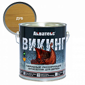 Гибридный лессирующий антисептик для дерева Акватекс-Викинг Дуб 2,5л