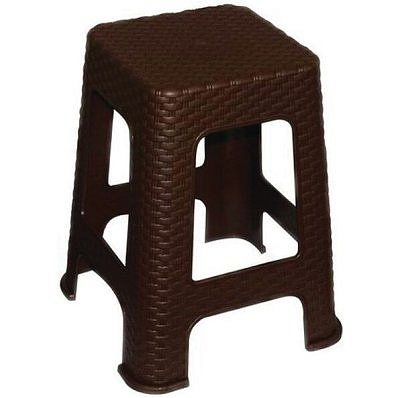 Табурет "Ротанг" пласт., большой 45см, коричневый  Виолет 204927