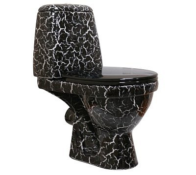 Компакт Rosa Премьер Кракелюр черный с сиденьем