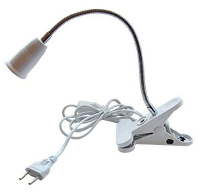 Светильник на прищепке для фитоламп Е27 выкл на проводе