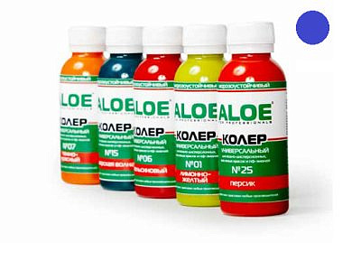 Колер ALOE универсальный 18 синий 100мл