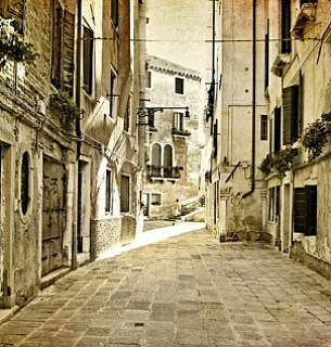 Фотообои Б1-367 Улочка ретро 300*238