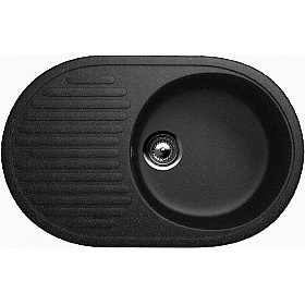 Мойка для кухни Ulgran U-107 735х465мм черный (308) /Ulgran/