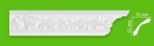 Плинтус потолочный D 113/80 (50 шт)