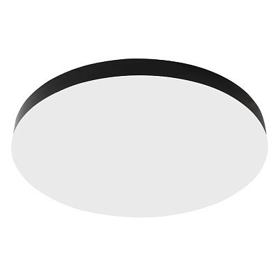  Светильник накладной со светодиодами 1600 AL черный 72 W, 5760 Lm. 3000K-4000К-6400K 