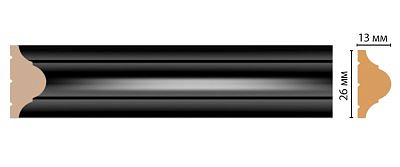 D001-195/88 Молдинг 26*13*2400 мм