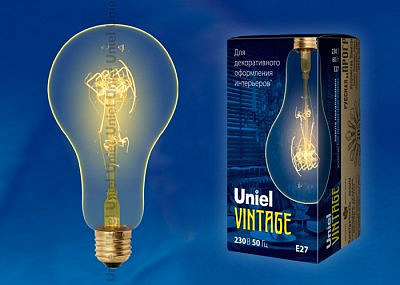 А95 Е27 60ватт накаливания "винтаж" золото SW01