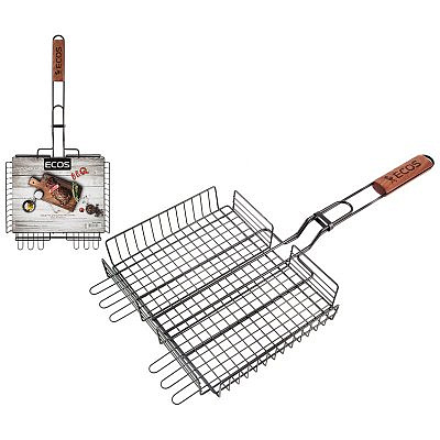 Решетка для барбекю ECOS-22139W антипригарным покрытие 31х24х5см 