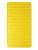 Коврик AQUA-PRIMA Соты 67*37см желтый