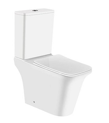 Компакт AZARIO Avero напольный безободковый с сиденьем микролифт AZ-3121