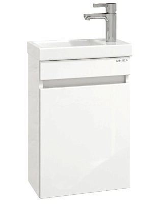 Тумба подвесная Милтон 40 белая с раковиной Como-40 104007 Оника