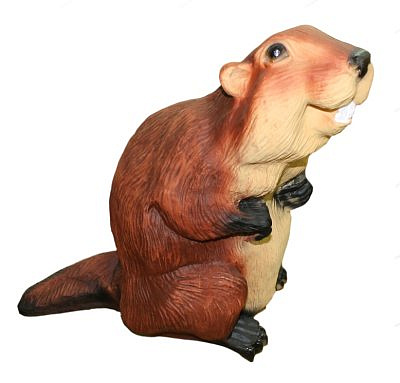 Садовая фигура Бобер большой Н-43 полистоун