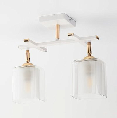 Светильник потолочный модерн Rivoli Helga 3100-302 2 * Е27 40 Вт 