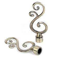 Комплект из 2-х наконечников ВИОЛА СН-16-137-24 Золото антик