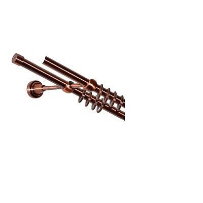 Карниз Ø16 мм двойной 2,4 м медь 400