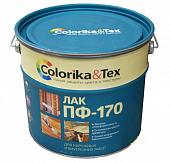 Лак Colorika&Tex ПФ-170  для наружних и внутренних работ, глянцевый 2,7л