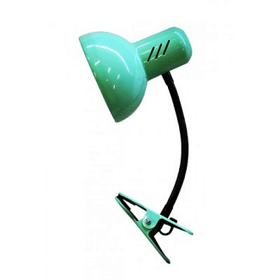 Настольный светильник 2077 С на прищепке Е27 бирюзовый 