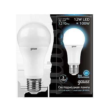 Лампа Gauss LED Globe EL 12W/4100 E27