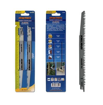 Полотно для сабельной пилы S1531L по дереву 240мм 4606059047605